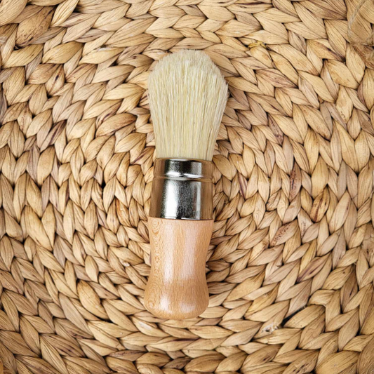 Kort vokspensel med naturbust - fin til spesielle detaljer og utskjæringer